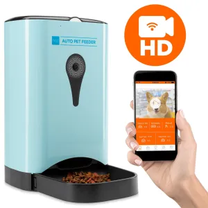 4.5L Smart Automatic Pet Feeder w/ Camera, App, Portion Control, 2-Way Audio