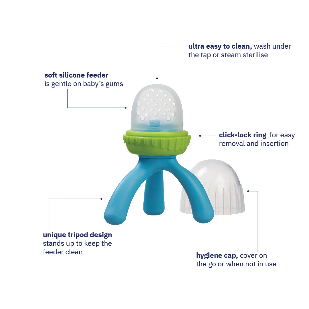 B.Box Silicone Fresh Food Feeder - Ocean Breeze Blue Green