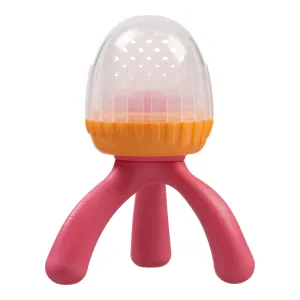 B.Box Silicone Fresh Food Feeder - Strawberry Shake Pink Orange
