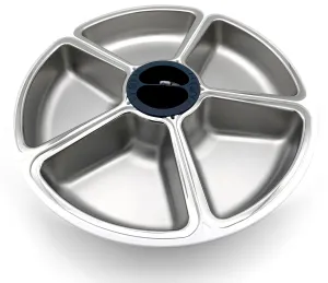 Closer Pets Stainless Steel Inserts x 5 for Five-meal Automatic Pet Feeders (Bowls Only)