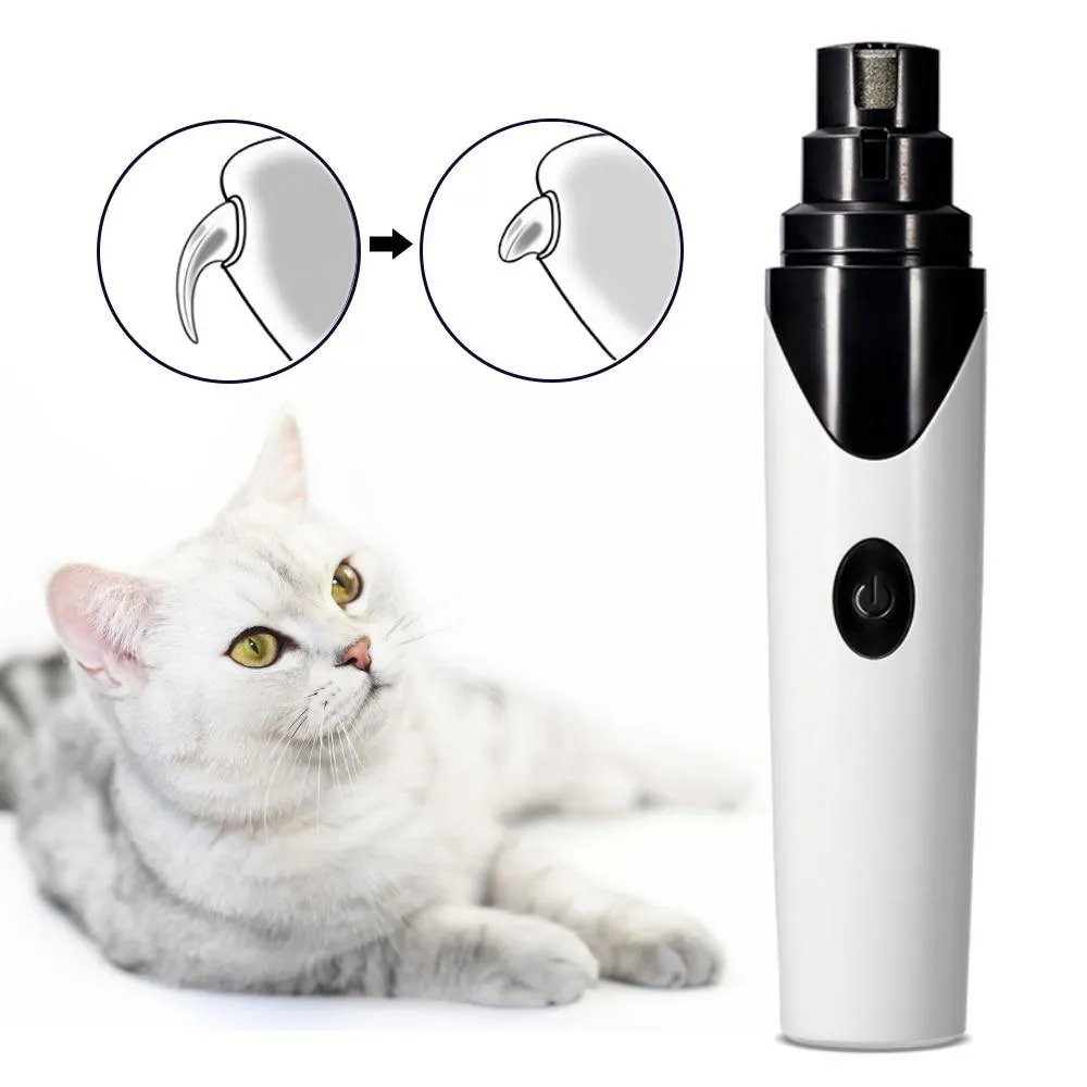 Dog Nail Grinder - USB Rechargeable Electric Nail Grooming Set