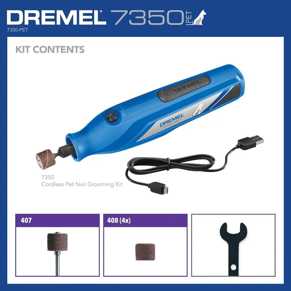 Dremel 7350-PET 3.6V Pet Grooming Kit