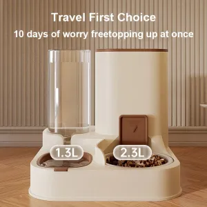 Kimpets Automatic Cat Feeder with Integrated Water Dispenser