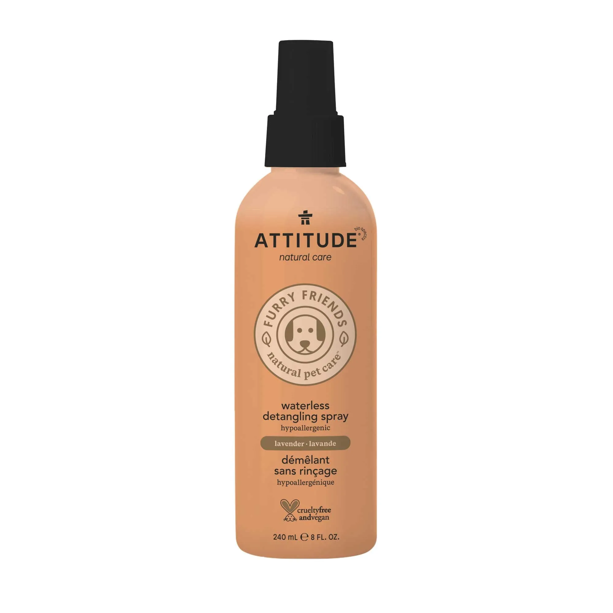 Pet Waterless Anti-Itching Detangling Spray : Furry Friends™ : Lavender