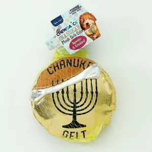 "chewdaica"™ Chnk Gelt Dog Toy,plush,crinkles,squeaks,5",mesh,tag