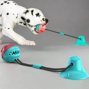 Suction Cup Rope Ball Toy for Large Dogs
