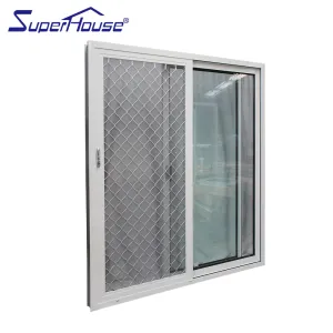 Superhouse Aluminum Glass Patio Exterior Bifold Doors Double Glazing aluminum sliding door