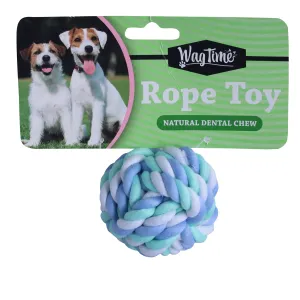 WagTime - Ball Rope Toy (8cm)